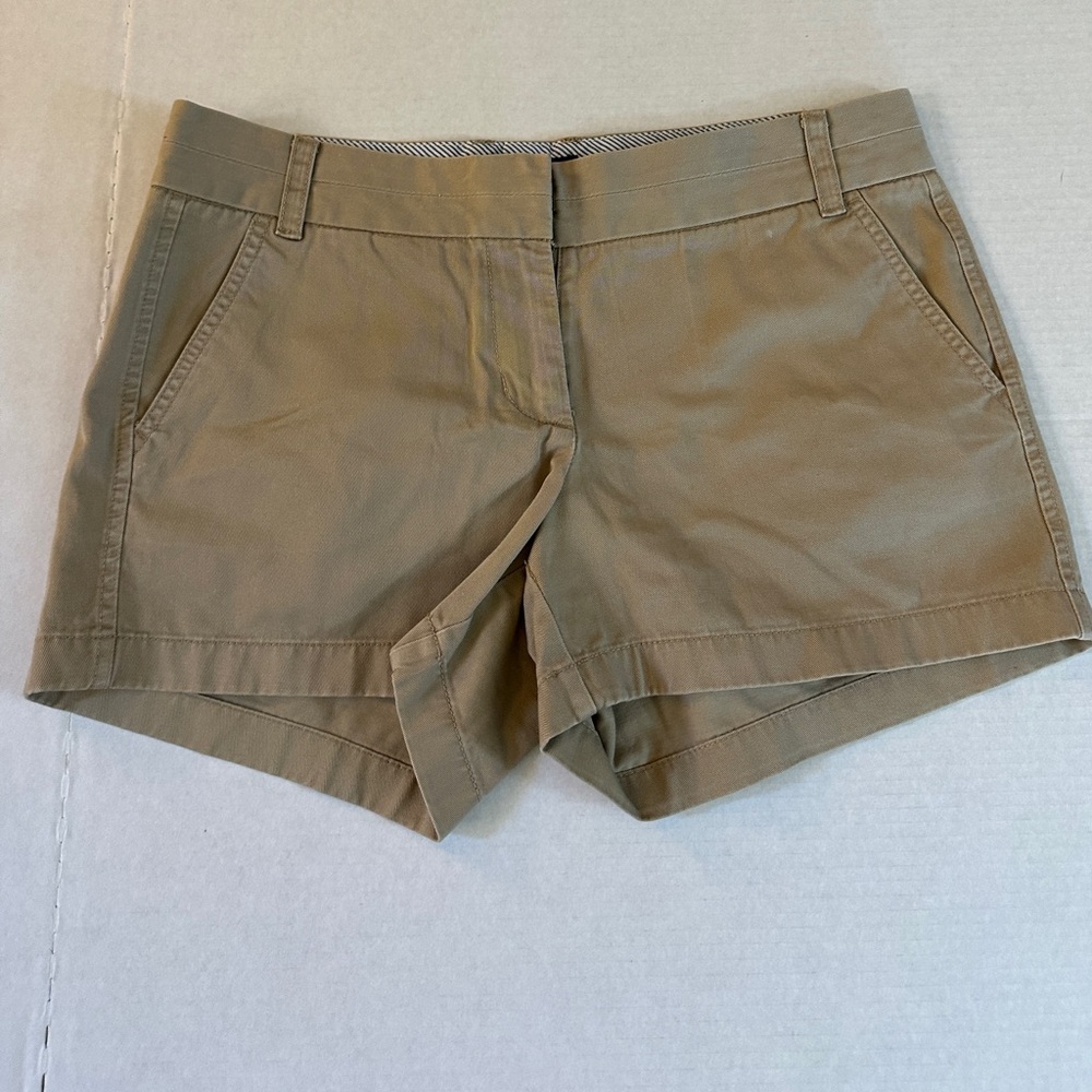 JCrew Women's Tan Chino Shorts